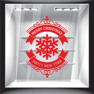 Χριστουγεννιάτικο Αυτοκόλλητο - Χιονονιφάδα