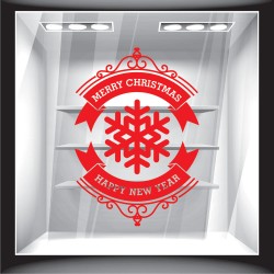 Χριστουγεννιάτικο Αυτοκόλλητο - Χιονονιφάδα