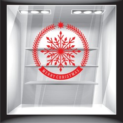 Χριστουγεννιάτικο Αυτοκόλλητο - Χιονονιφάδα 2