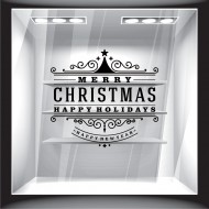 Χριστουγεννιάτικο Αυτοκόλλητο - Merry Christmas 13