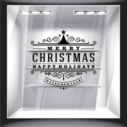 Χριστουγεννιάτικο Αυτοκόλλητο - Merry Christmas 13