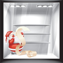 Χριστουγεννιάτικο Αυτοκόλλητο - Άγιος Βασίλης 8