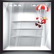 Χριστουγεννιάτικο Αυτοκόλλητο - Άγιος Βασίλης 9