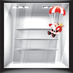 Χριστουγεννιάτικο Αυτοκόλλητο - Άγιος Βασίλης 9