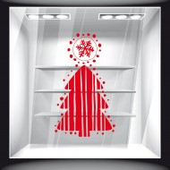 Χριστουγεννιάτικο Αυτοκόλλητο - Έλατο