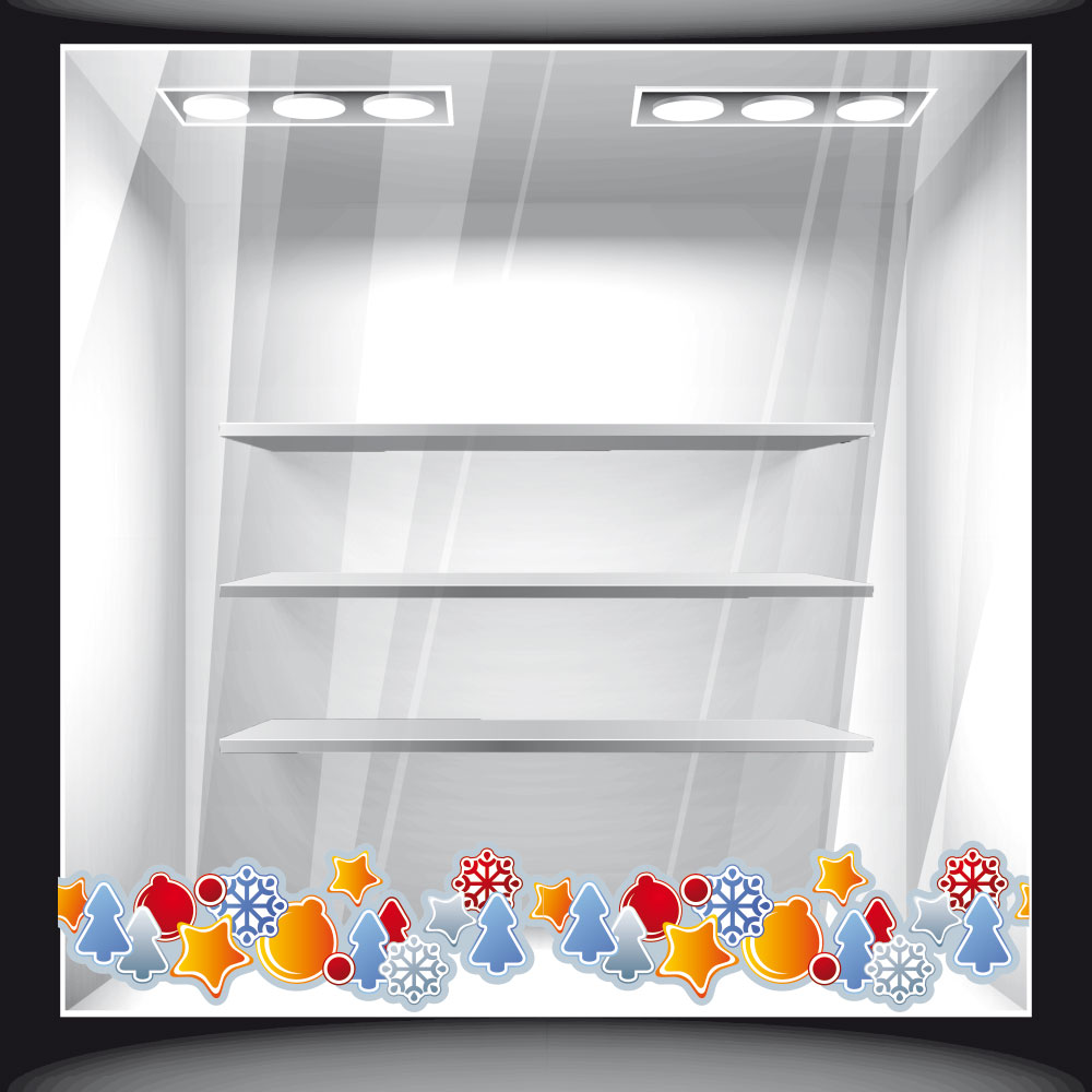 Χριστουγεννιάτικο Αυτοκόλλητο - Μπορντούρα (Φάσα)