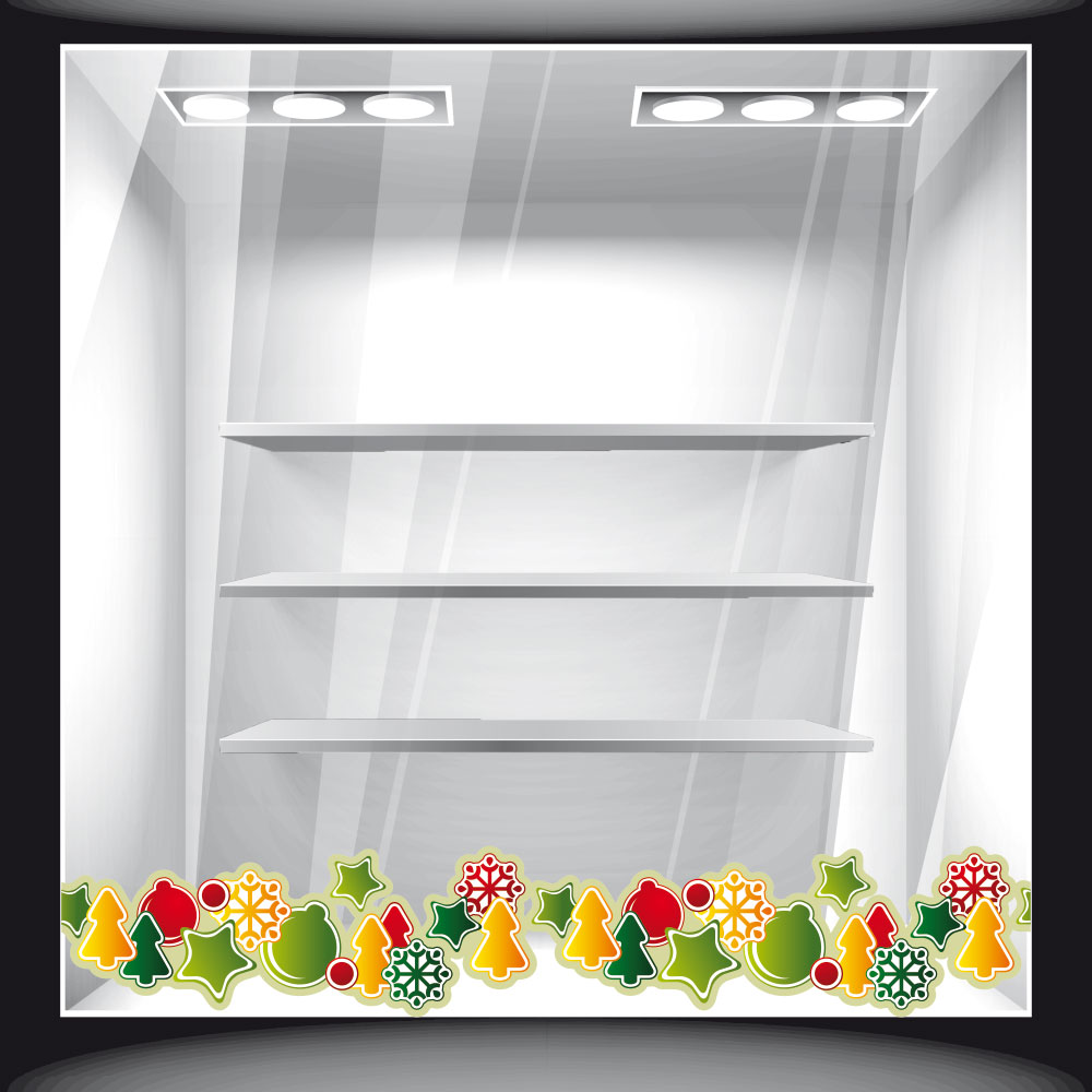 Χριστουγεννιάτικο Αυτοκόλλητο - Μπορντούρα 2 (Φάσα)