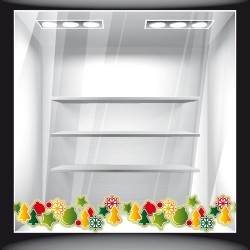 Χριστουγεννιάτικο Αυτοκόλλητο - Μπορντούρα 2 (Φάσα)