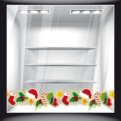 Χριστουγεννιάτικο Αυτοκόλλητο - Μπορντούρα 3 (Φάσα)