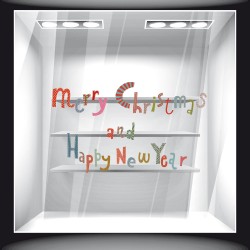 Χριστουγεννιάτικο Αυτοκόλλητο - Merry Christmas 17