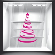 Χριστουγεννιάτικο Αυτοκόλλητο - Έλατο 3