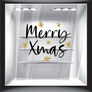 Χριστουγεννιάτικο Αυτοκόλλητο - Merry Xmas