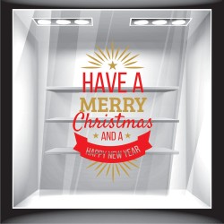 Χριστουγεννιάτικο Αυτοκόλλητο - Merry Christmas 20