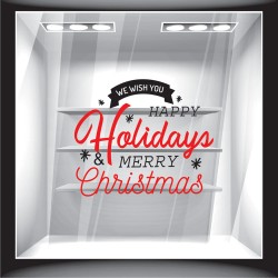 Χριστουγεννιάτικο Αυτοκόλλητο - Merry Christmas 22