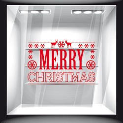 Χριστουγεννιάτικο Αυτοκόλλητο - Merry Christmas 23