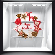 Χριστουγεννιάτικο Αυτοκόλλητο - Merry Christmas Στολίδια 02