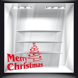 Χριστουγεννιάτικο Αυτοκόλλητο - Merry Christmas 26