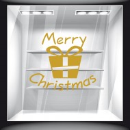 Χριστουγεννιάτικο Αυτοκόλλητο - Merry Christmas Δώρο