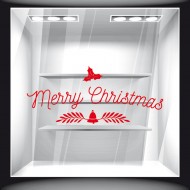 Αυτοκόλλητο Βιτρίνας - Χριστουγεννιάτικο 14