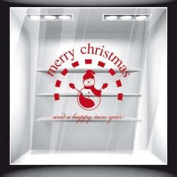 Αυτοκόλλητο Βιτρίνας - Χριστουγεννιάτικο 19