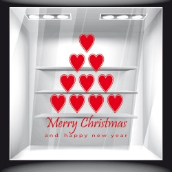 Αυτοκόλλητο Βιτρίνας - Χριστουγεννιάτικο 21