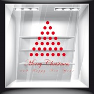 Αυτοκόλλητο Βιτρίνας - Χριστουγεννιάτικο 23