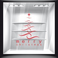 Αυτοκόλλητο Βιτρίνας - Χριστουγεννιάτικο 25