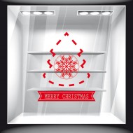 Αυτοκόλλητο Βιτρίνας - Χριστουγεννιάτικο 27