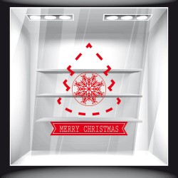 Αυτοκόλλητο Βιτρίνας - Χριστουγεννιάτικο 27