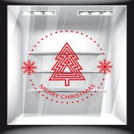 Αυτοκόλλητο Βιτρίνας - Χριστουγεννιάτικο 29