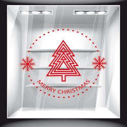 Αυτοκόλλητο Βιτρίνας - Χριστουγεννιάτικο 29