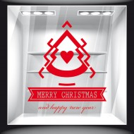 Αυτοκόλλητο Βιτρίνας - Χριστουγεννιάτικο 31