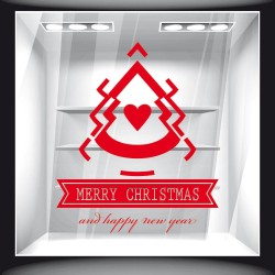 Αυτοκόλλητο Βιτρίνας - Χριστουγεννιάτικο 31