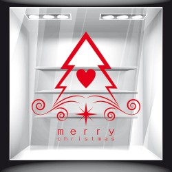 Αυτοκόλλητο Βιτρίνας - Χριστουγεννιάτικο 32