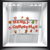 Αυτοκόλλητο Βιτρίνας - Χριστουγεννιάτικο 33