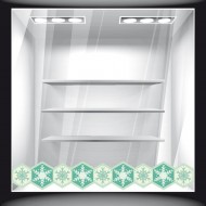 Αυτοκόλλητο Βιτρίνας - Χριστουγεννιάτικο 39 (Μπορντούρα)