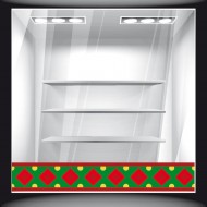 Αυτοκόλλητο Βιτρίνας - Χριστουγεννιάτικο 40 (Μπορντούρα)