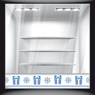 Αυτοκόλλητο Βιτρίνας - Χριστουγεννιάτικο 42 (Μπορντούρα)