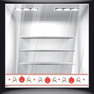 Αυτοκόλλητο Βιτρίνας - Χριστουγεννιάτικο 43 (Μπορντούρα)