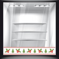 Αυτοκόλλητο Βιτρίνας - Χριστουγεννιάτικο 46 (Μπορντούρα)