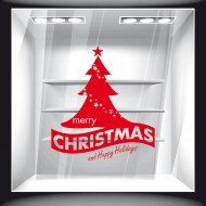 Αυτοκόλλητο Βιτρίνας - Χριστουγεννιάτικο 55