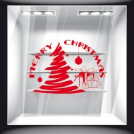 Αυτοκόλλητο Βιτρίνας - Χριστουγεννιάτικο 61