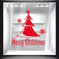 Αυτοκόλλητο Βιτρίνας - Χριστουγεννιάτικο 62