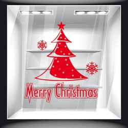 Αυτοκόλλητο Βιτρίνας - Χριστουγεννιάτικο 62