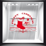 Αυτοκόλλητο Βιτρίνας - Χριστουγεννιάτικο 67