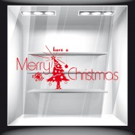 Αυτοκόλλητο Βιτρίνας - Χριστουγεννιάτικο 69