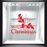 Αυτοκόλλητο Βιτρίνας - Χριστουγεννιάτικο 74