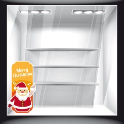 Αυτοκόλλητο Βιτρίνας - Χριστουγεννιάτικο 77