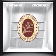 Αυτοκόλλητο Βιτρίνας - Χριστουγεννιάτικο 78