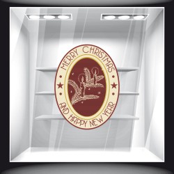 Αυτοκόλλητο Βιτρίνας - Χριστουγεννιάτικο 78